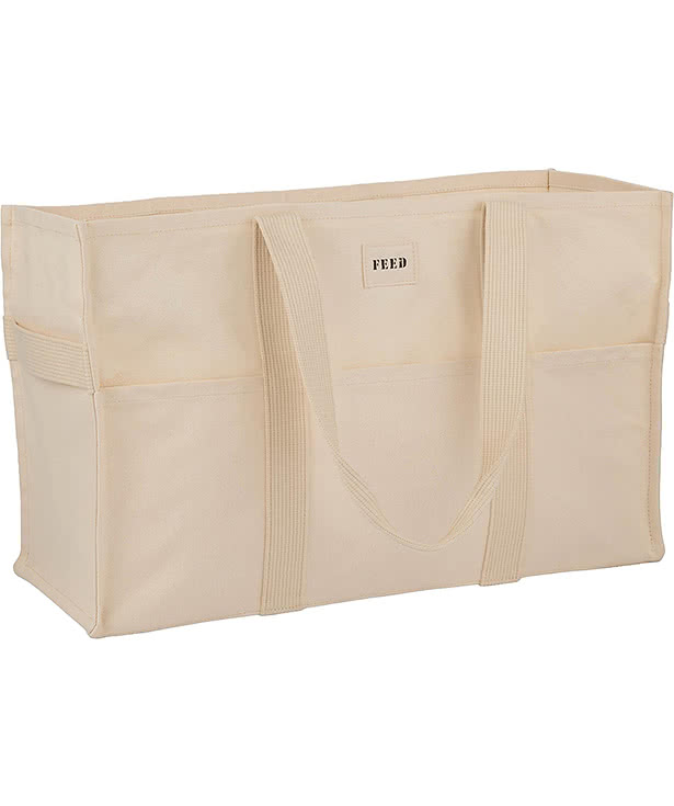 FEED Organic Cotton Large Market Tote Bag