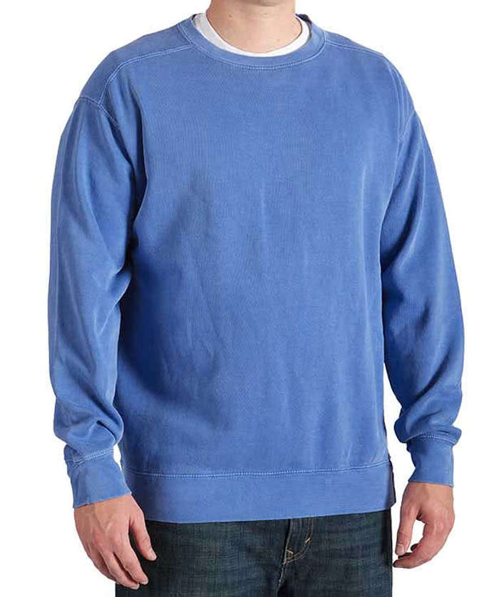 Monogrammed Comfort Colors Crewneck Sweatshirt