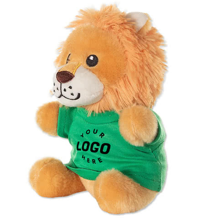 6" Little Buddy Lion Plush Animal in Navy