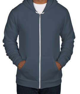 American Apparel USA-Made Flex Fleece Zip Hoodie