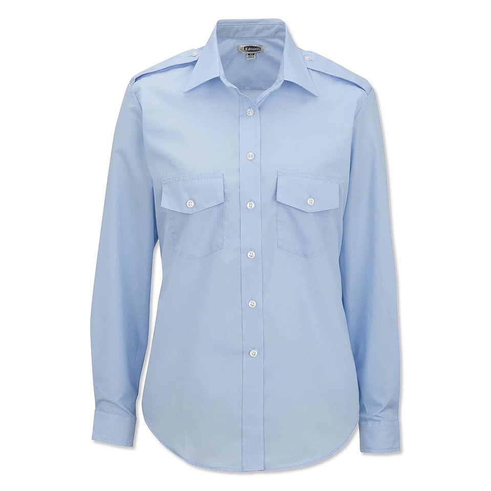 Edwards Women's Navigator Poplin Long Sleeve Work Shirt