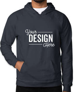 Royal Apparel USA-Made Organic Pullover Hoodie - Color: Ocean