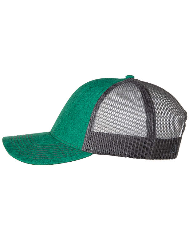 Ahead Brant Snapback Trucker Hat - Rectangle Patch - Embroidered