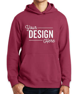 Port & Company Fan Favorite Pullover Hoodie - Color: Garnet