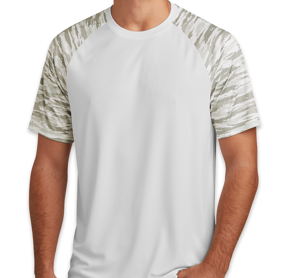 Sport-Tek Drift Camo Colorblock Performance Shirt-default