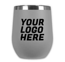 12 oz. Stainless Steel Insulated Tumbler - Color: Grey
