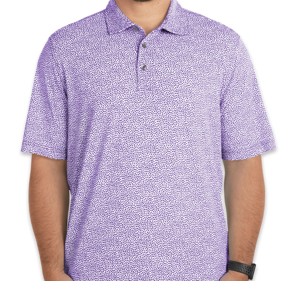 Cutter & Buck Virtue Eco Botanical Print Performance Pique Polo-default