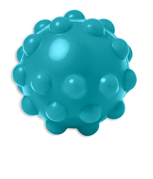 Tie Dye Push Pop Stress Ball in Teal