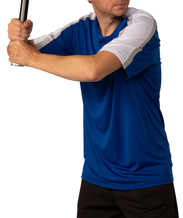 Augusta Colorblock Baseball Henley