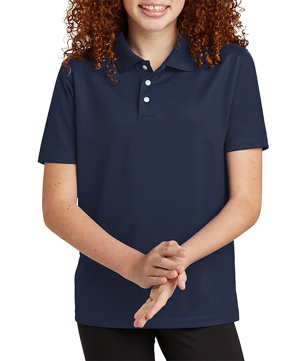 Sport-Tek Youth UPF 50 Performance Micropique Polo