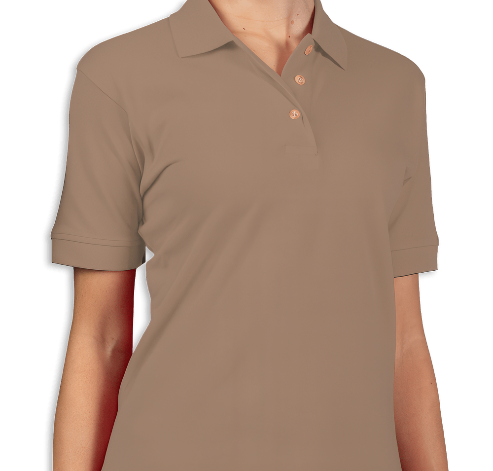 Blue Generation Women's Cotton Pique Polo - Embroidered-default