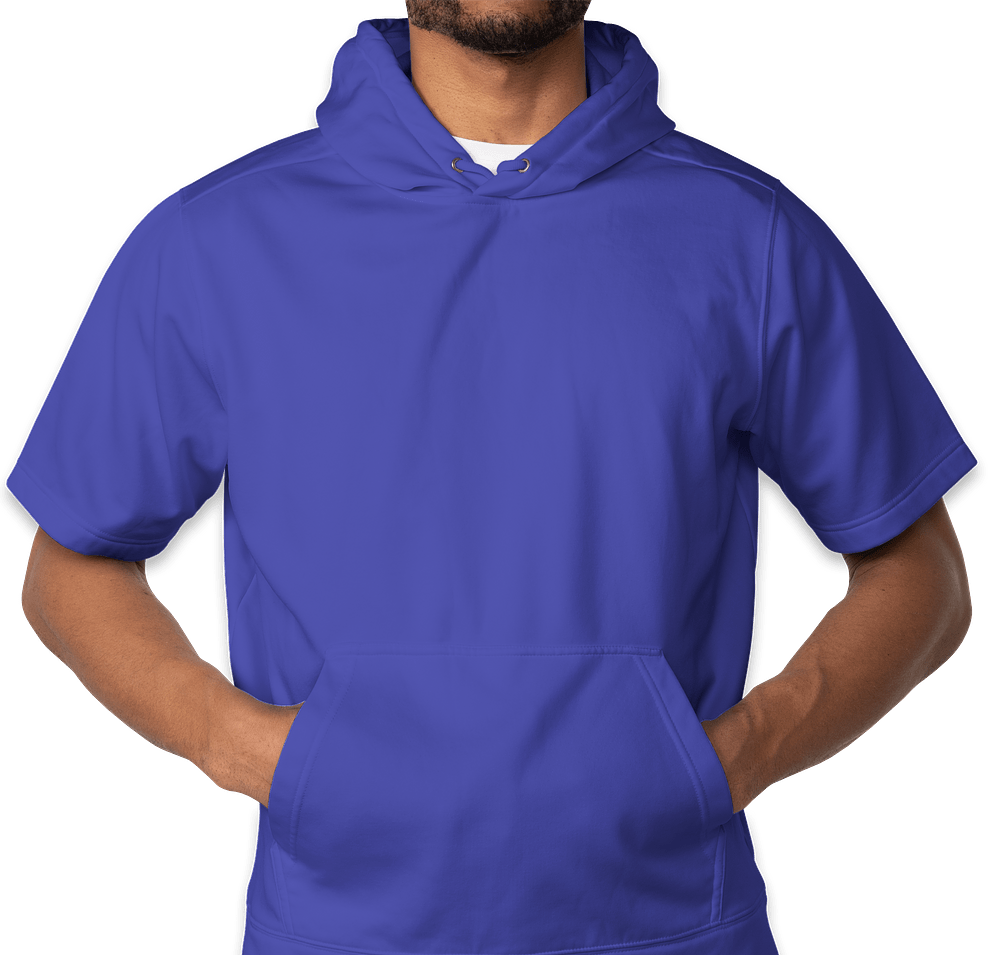 Sport-Tek Sport-Wick Short Sleeve Hooded Performance Shirt-default