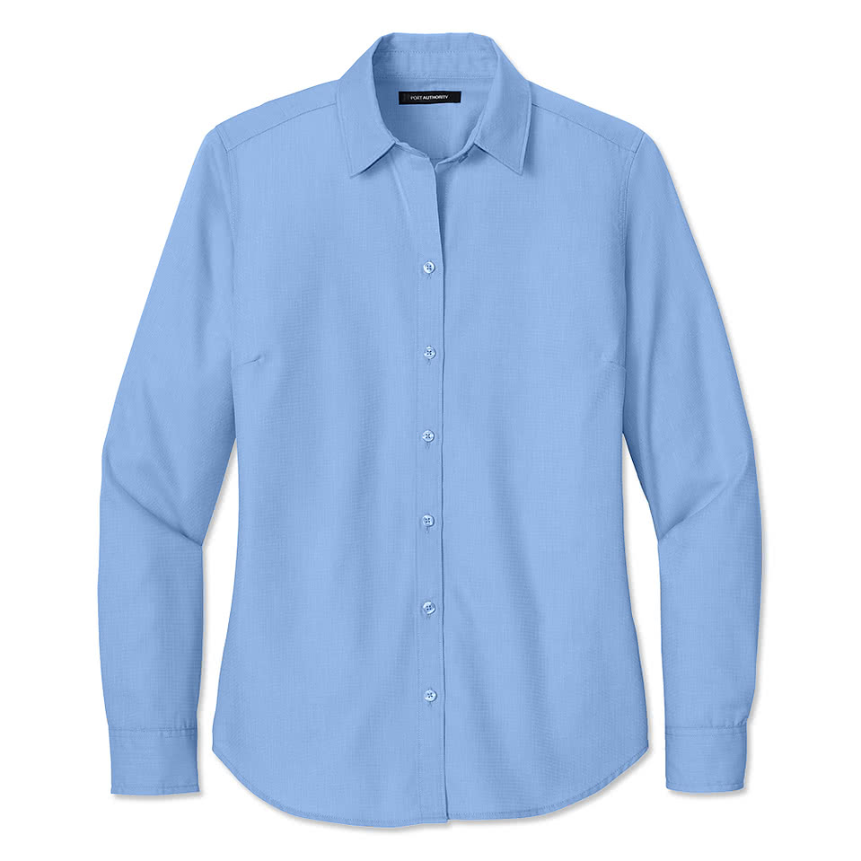 Port Authority Women's Easy Care Long Sleeve Nailhead Dress Shirt
