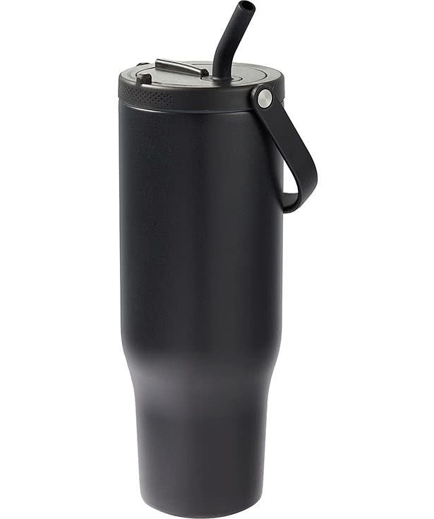 30 oz. Laser Engraved Trinity Recycled Leak Proof Tumbler with Straw