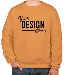 Champion Powerblend Crewneck Sweatshirt - Color: Gold Glint
