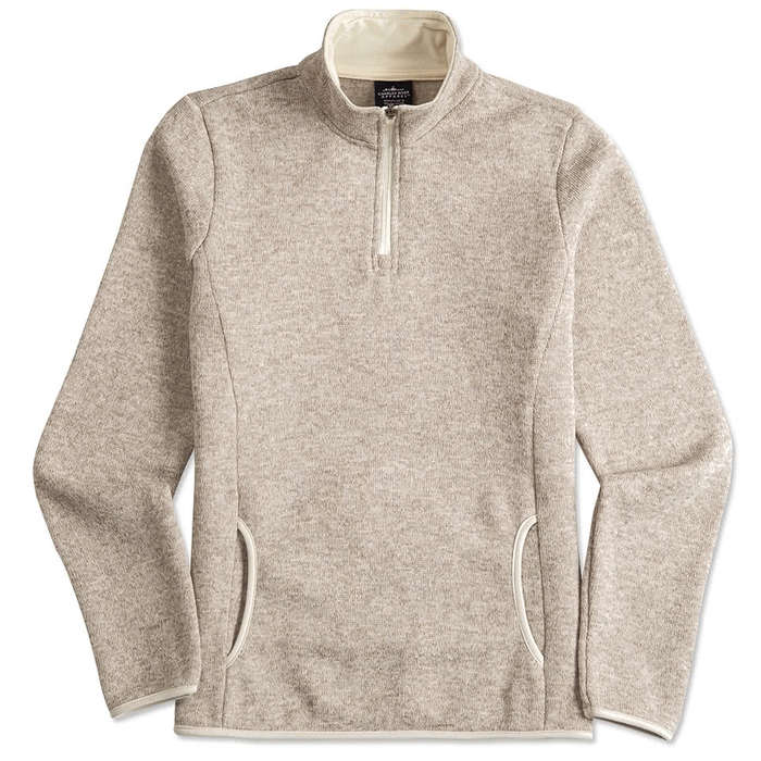 Charles River Women's Quarter Zip Sweater Fleece Pullover