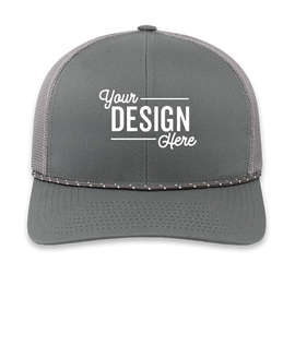Pacific Headwear Braid Snapback Trucker Hat