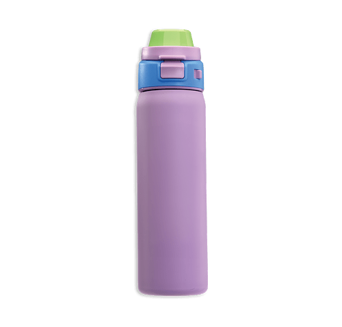 24 oz. Atlantis Copper Insulated Flip-Top Water Bottle in Purple