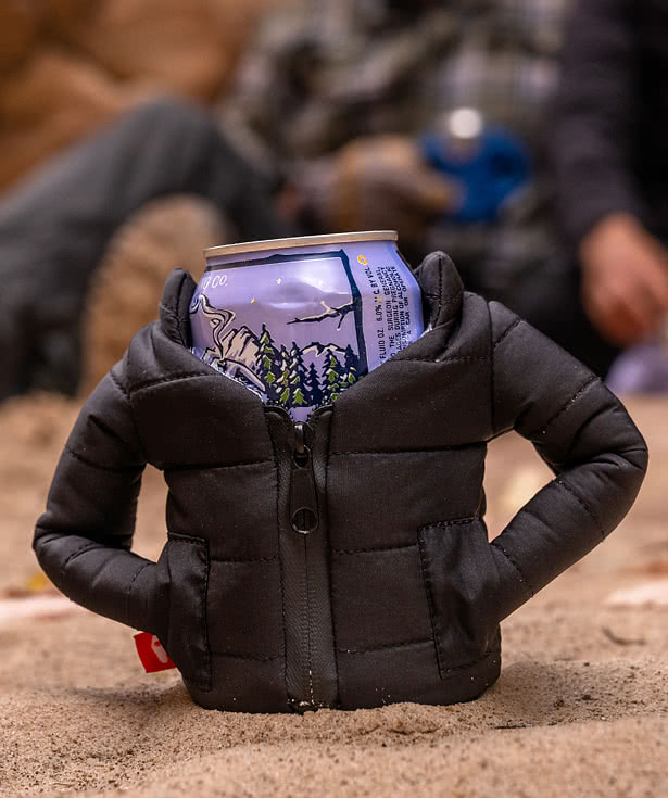 Full Color Puffin Drinkware Puffy Coat Can Cooler