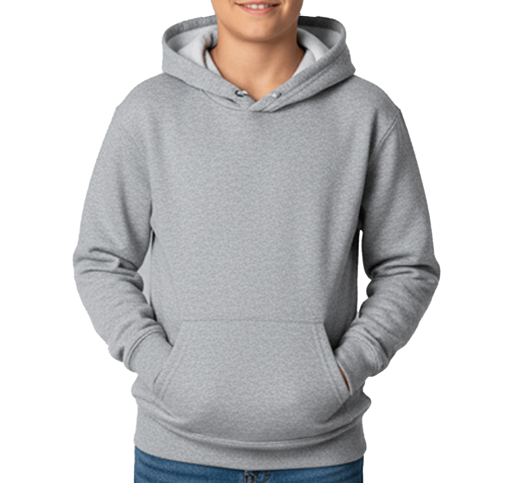 Port & Company Youth Easy Fleece Pullover Hoodie-default