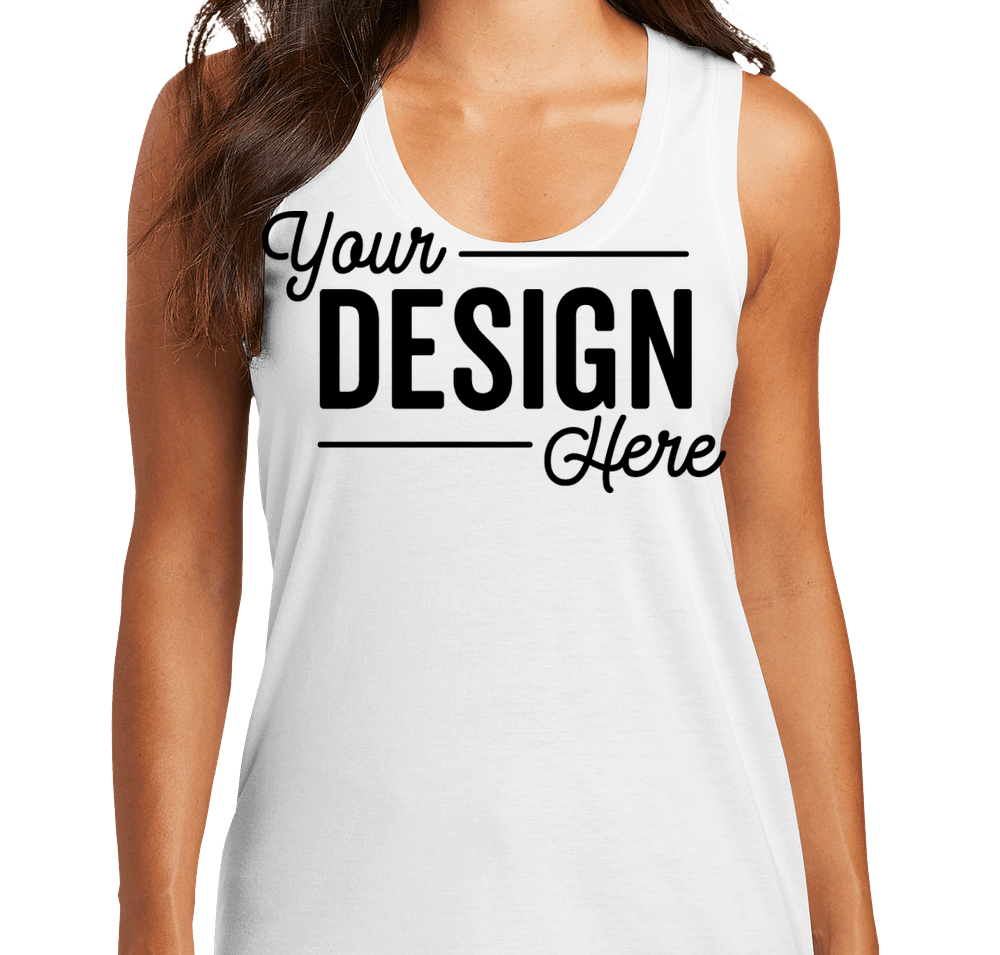 Custom District Women's Tri-Blend Racerback Tank - Design