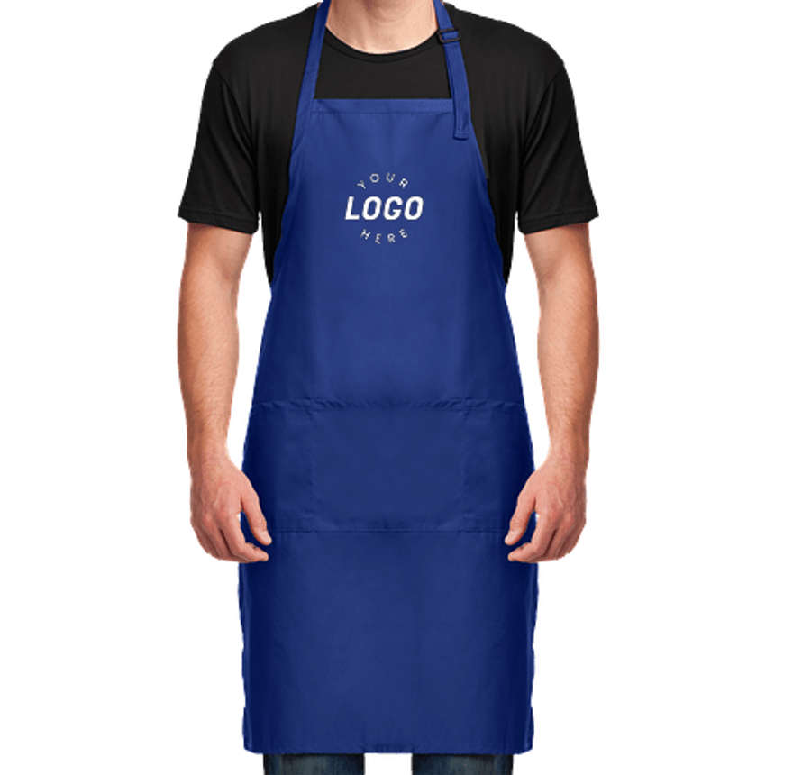Port Authority Stain Release Extra Long Full Length Apron in Royal