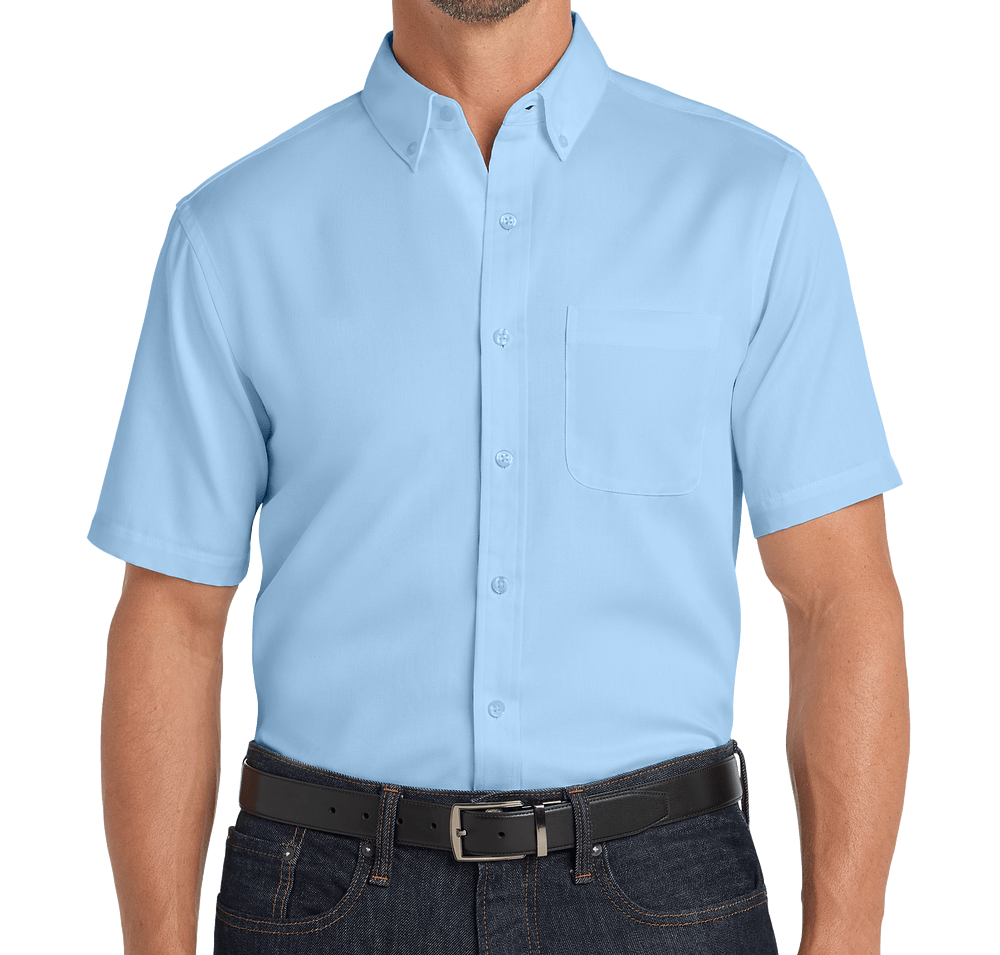 Port Authority SuperPro React Short Sleeve Dress Shirt-default