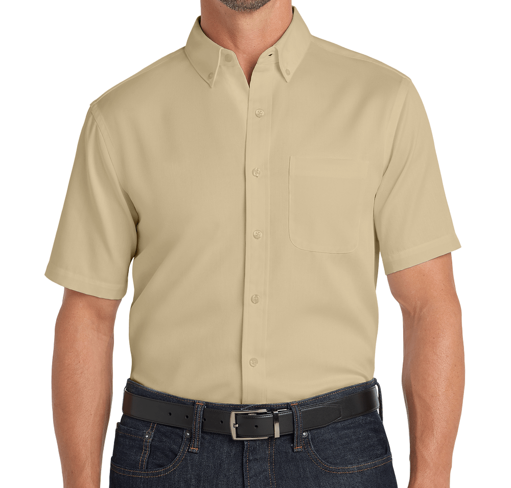 Port Authority SuperPro React Short Sleeve Dress Shirt-default