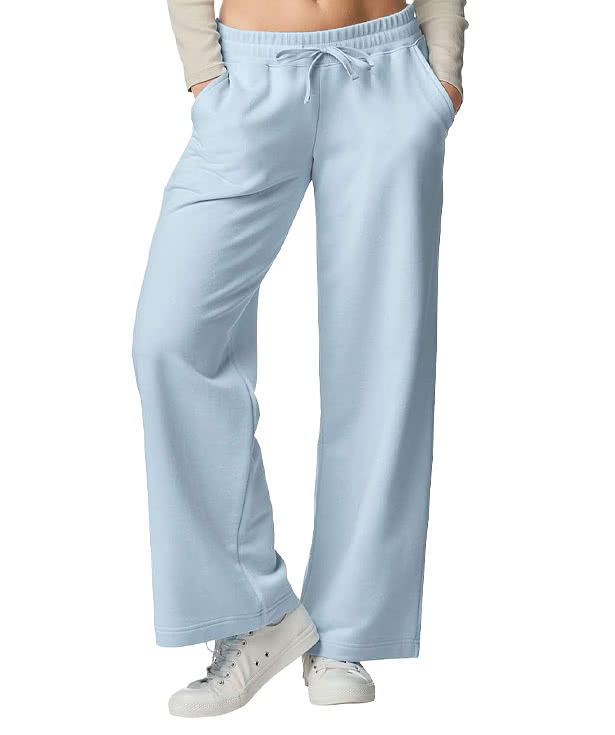 American Apparel Women's French Terry Wide Leg Open Bottom Sweatpants