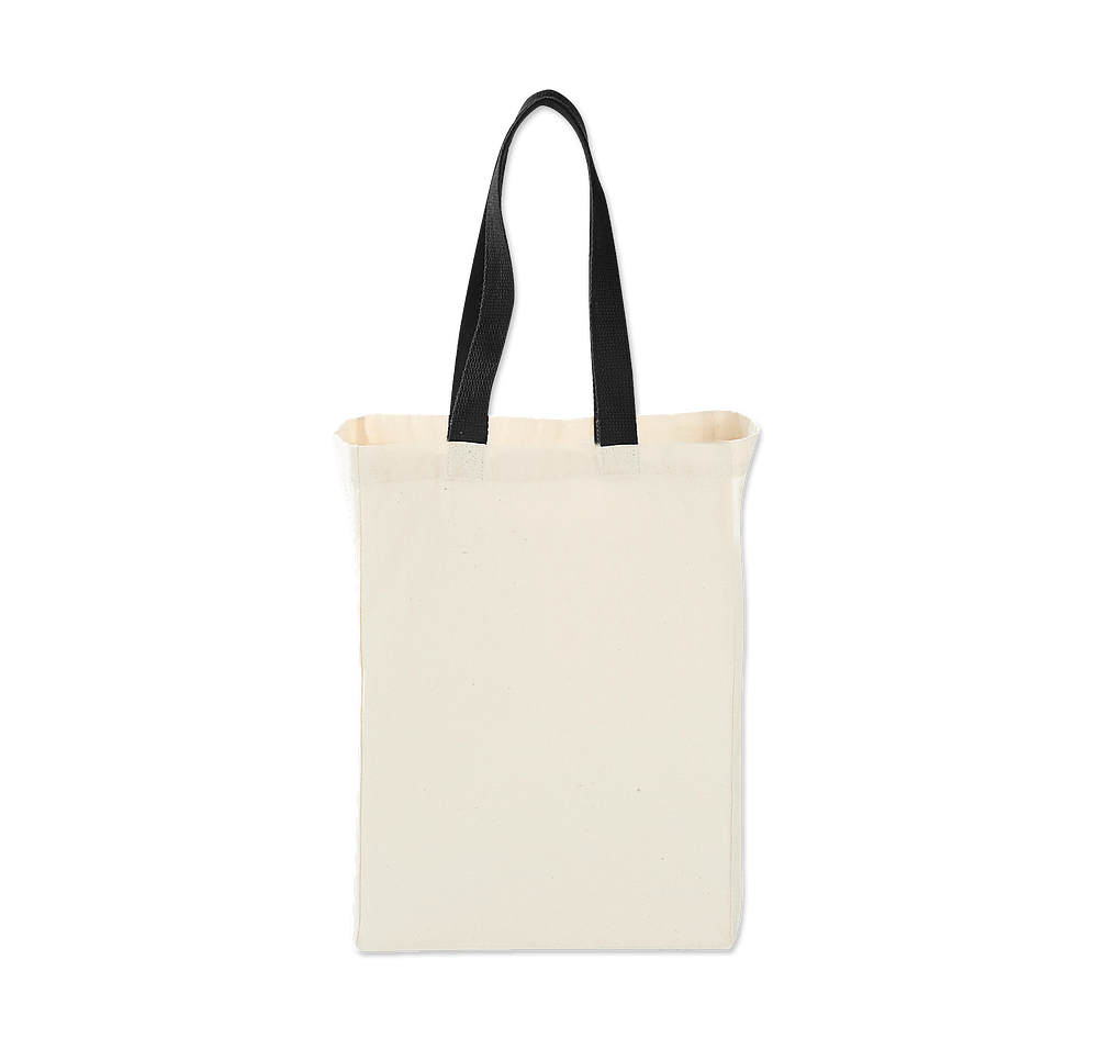 Full Color Nebraska Medium Cotton Canvas Grocery Tote Bag-default