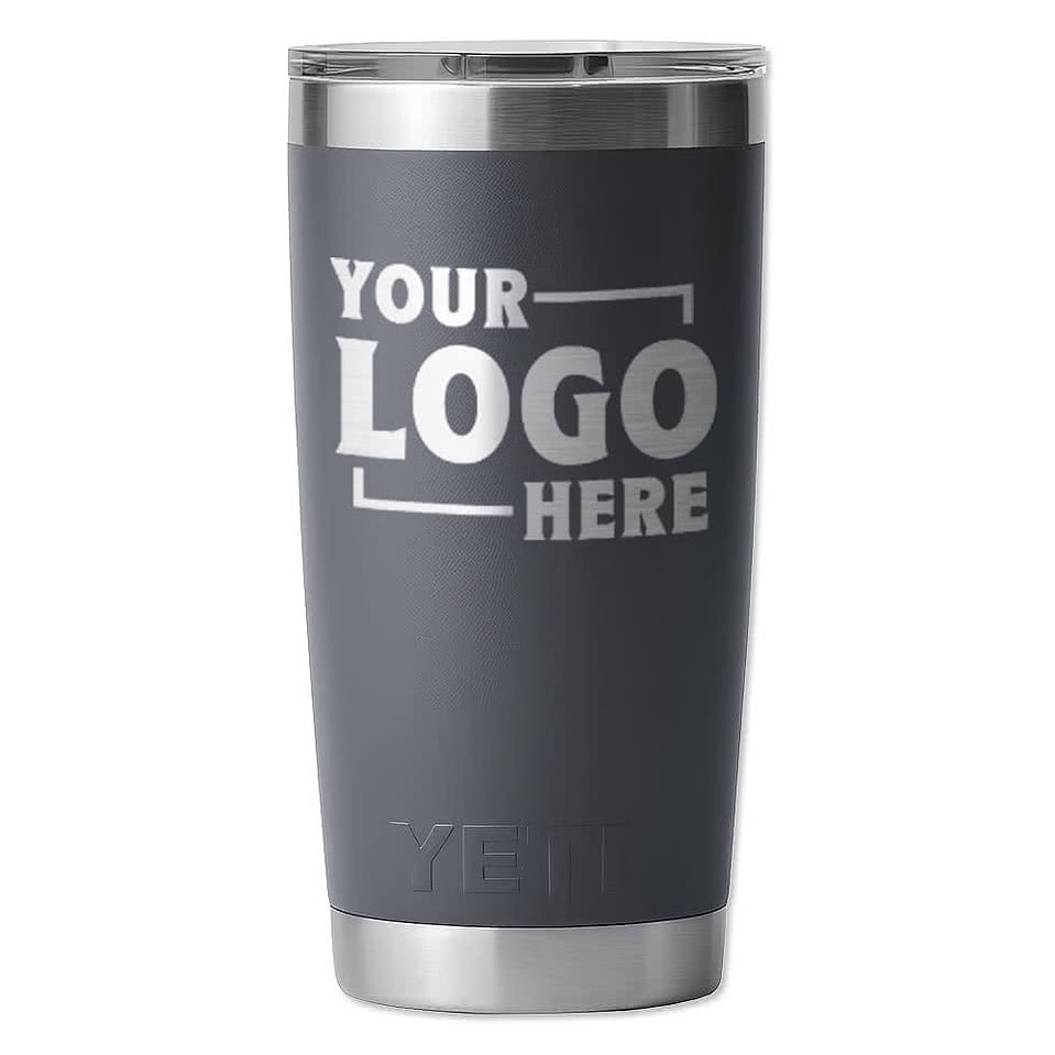 YETI Laser Engraved 20 oz. Rambler Insulated Tumbler with MagSlider Lid