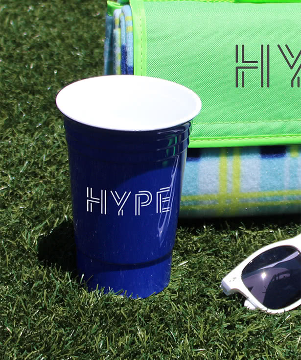 Full Color 16 oz. Reusable Plastic Party Cup (Case of 100)