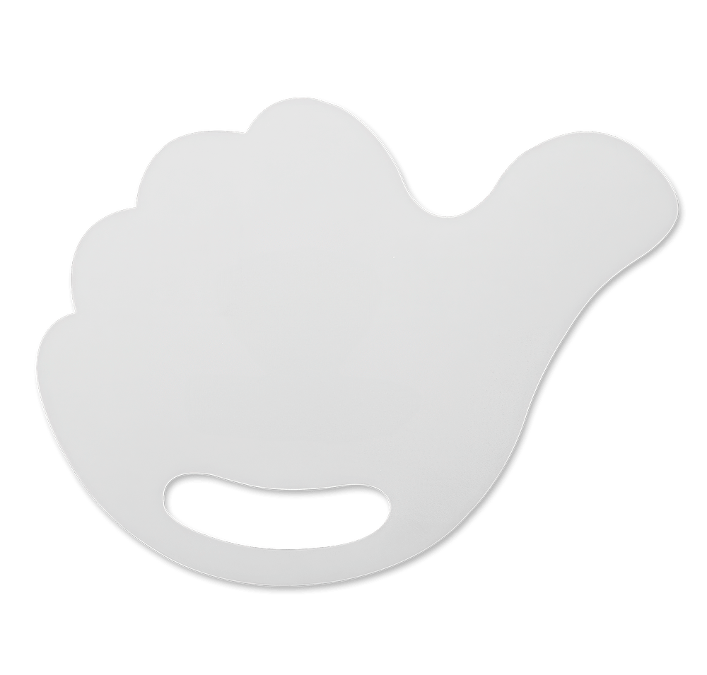 Thumbs Up Plastic Hand Fan with Handle-default