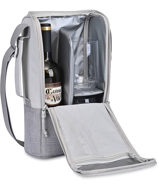 Parkview Insulated Wine-to-Go Tote Bag Gift Set