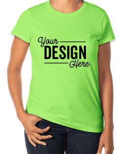 Anvil Women's Jersey T-shirt - Color: Neon Green