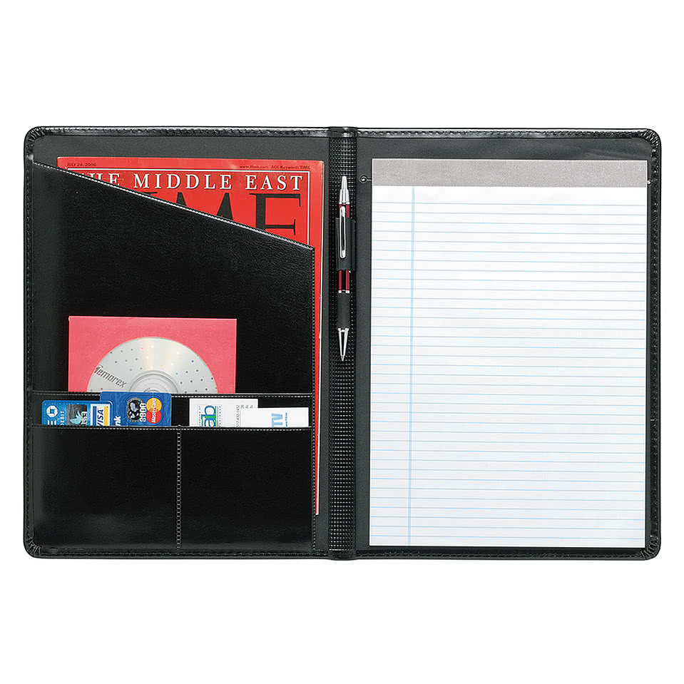 Debossed Script Padfolio