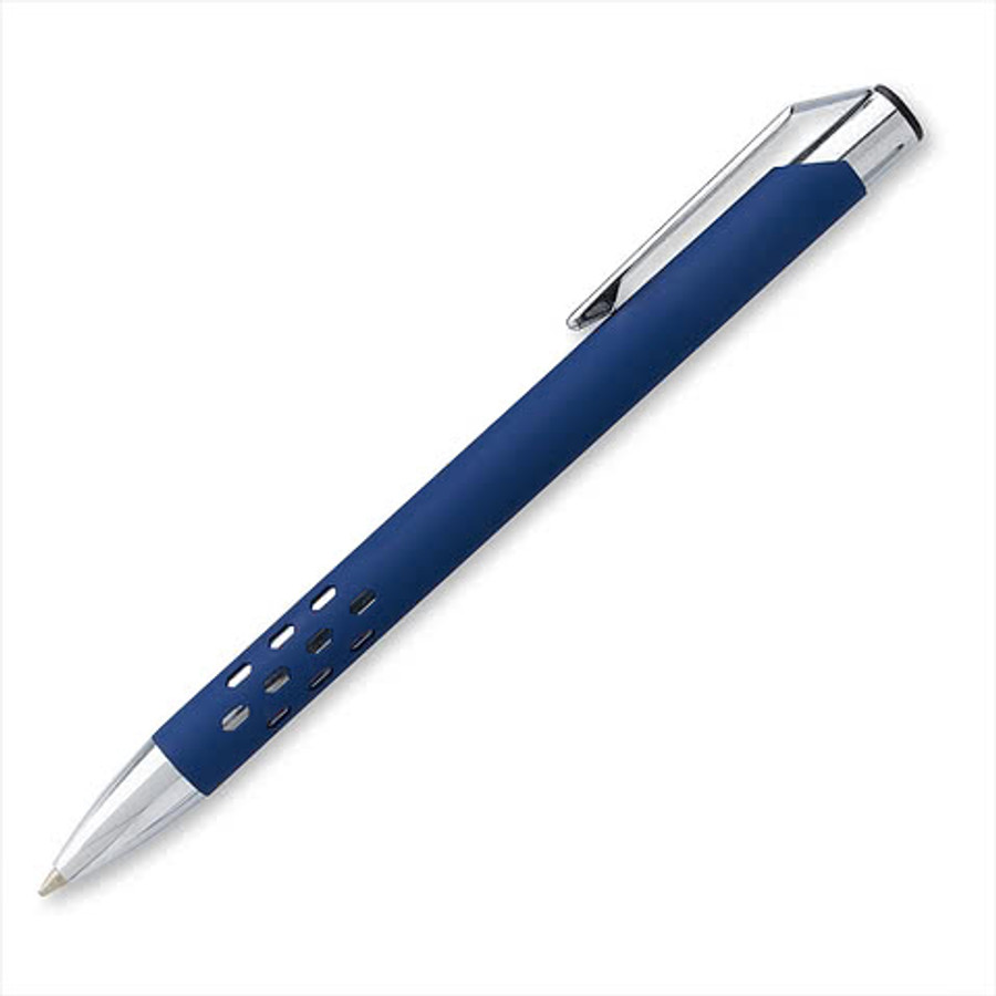 Laser Engraved Souvenir Metal Armor Gel Ballpoint Pen (black ink) in Black with Black Ink