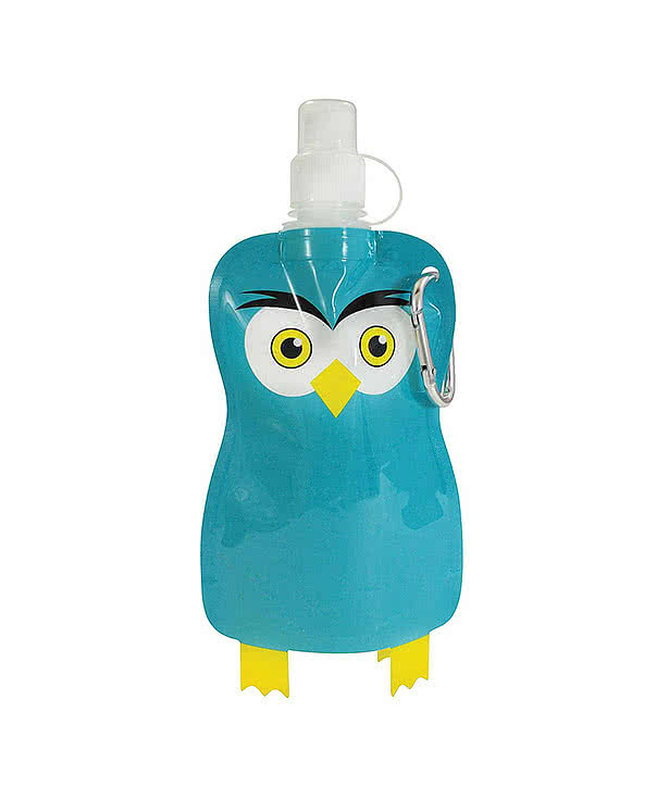 12 oz. Paws N Claws Flat Water Bottle