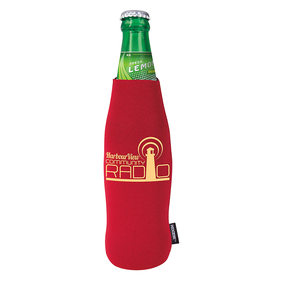 Koozie® Bottle Cooler with Removable Bottle Opener