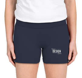 Augusta Women's 4" Compression Shorts - Color: Navy