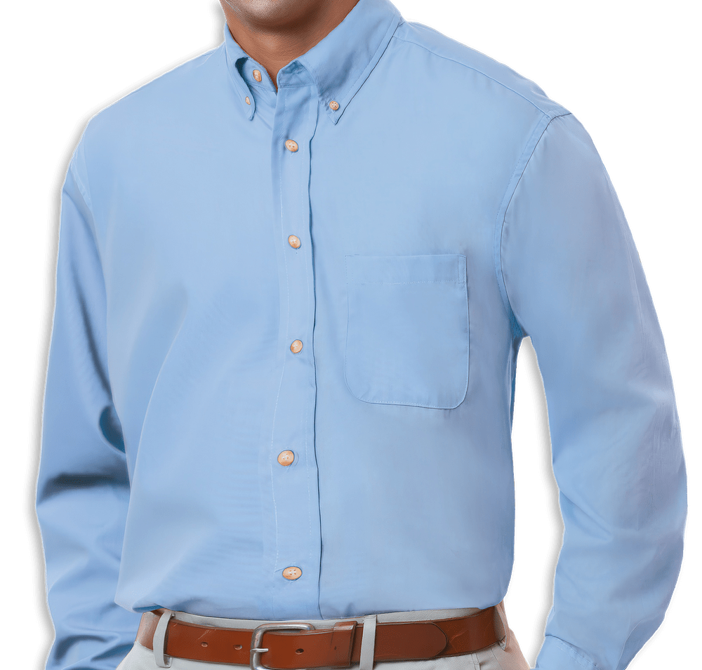 Blue Generation Superblend Poplin Long Sleeve Dress Shirt - Printed-default