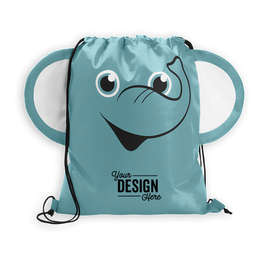 Paws N Claws Sport Drawstring Bag - Color: Elephant