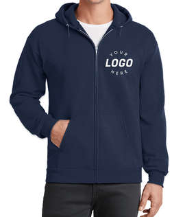 Port & Company Core Zip Hoodie - Color: Navy
