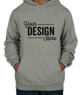 Port & Company Pigment Dyed Pullover Hoodie - Color: Pewter