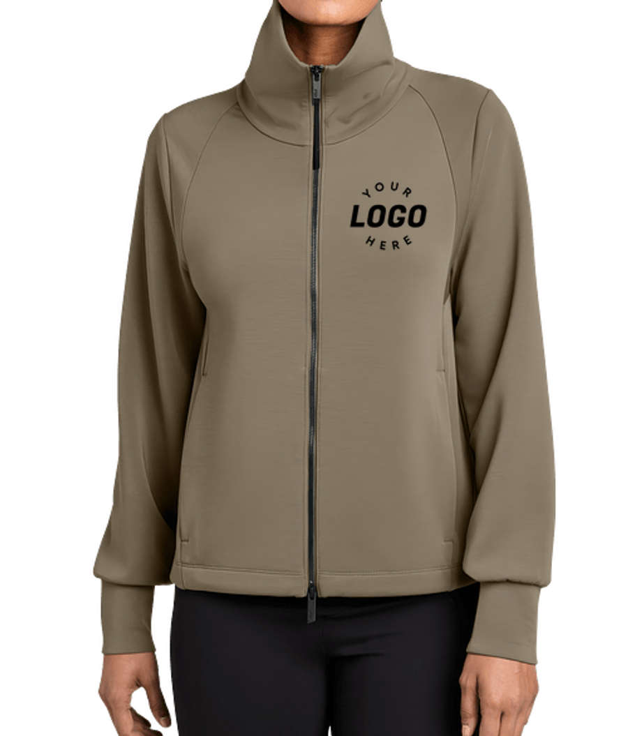 MiiR Women’s Kumo UPF 50+ Performance Zip Hoodie in Truffle