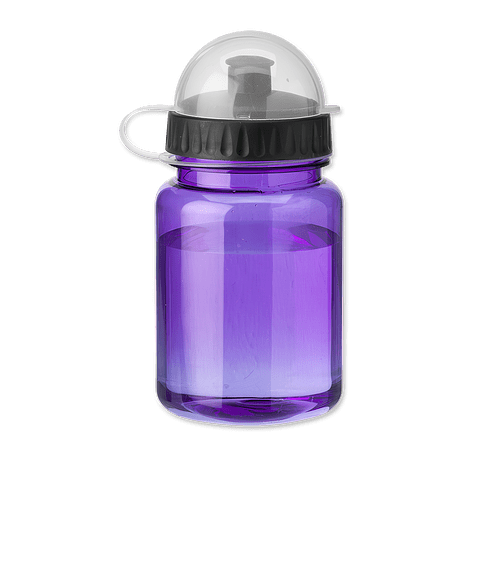 Full Color 12 oz. 5K Translucent Mini Water Bottle in Purple