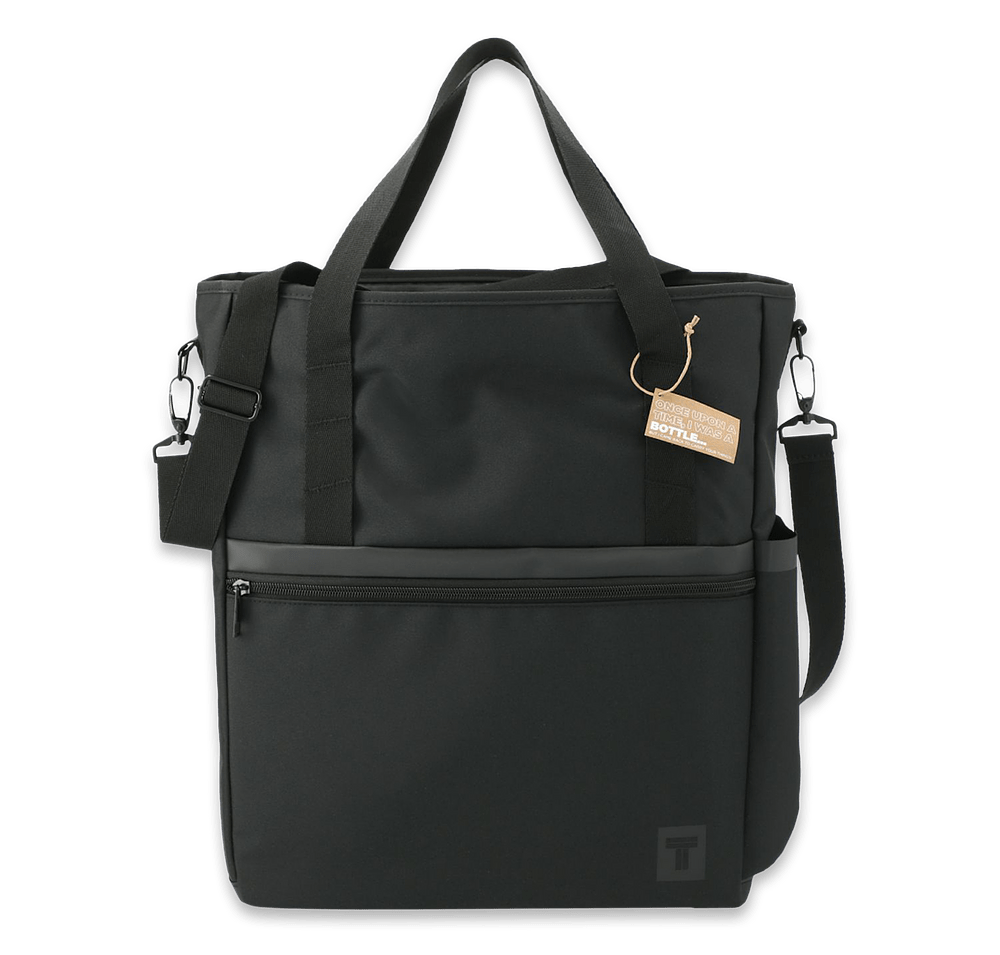 Tranzip Medium Recycled Poly Computer Tote Bag-default