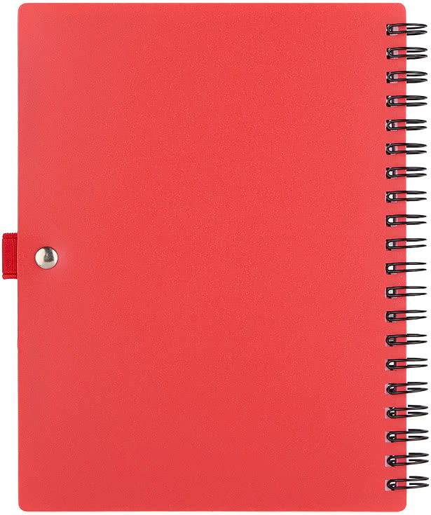 Stash Recycled FSC Plastic Cover Spiral Notebook