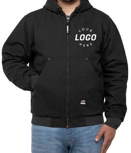 Berne Highland Washed Cotton Duck Hooded Jacket