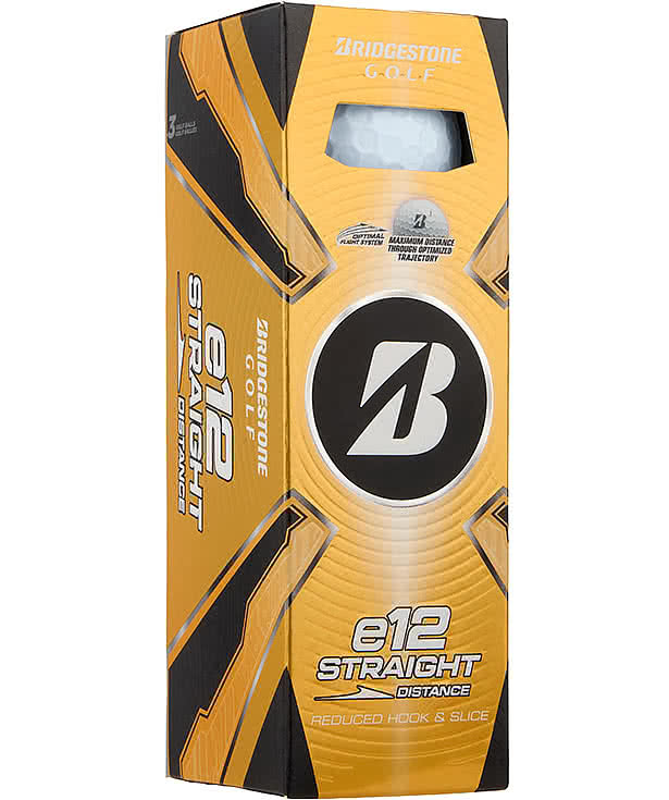 Bridgestone E12 Straight Golf Balls (Box of 3)